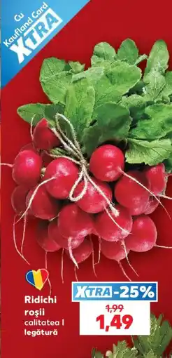 Kaufland Ridichi roşii Ofertă