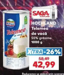 Kaufland HOCHLAND Telemea de vacă Ofertă