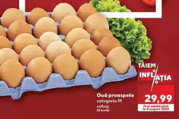 Kaufland Ouă proaspete categoria M Ofertă