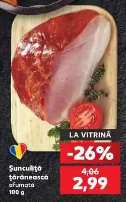 Kaufland Şunculiţă ţărănească afumată Ofertă