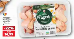 Kaufland FRAGEDO Family pack aripi de pui, refrigerate kg Ofertă
