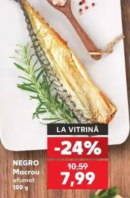 Kaufland NEGRO Macrou afumat 100 g Ofertă