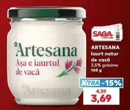 Kaufland ARTESANA Iaurt natur de vacă Ofertă