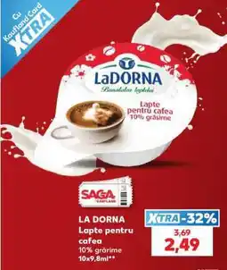 Kaufland LA DORNA Lapte pentru cafea Ofertă