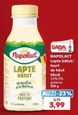 Kaufland NAPOLACT Lapte bătut/laurt de băut tihnă Ofertă