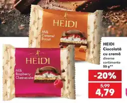 Kaufland HEIDI Ciocolată cu cremă Ofertă