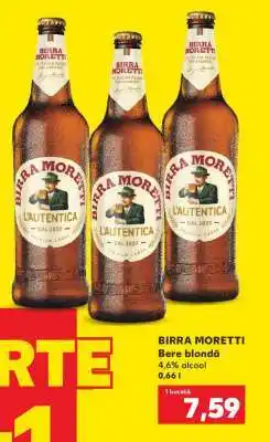 Kaufland BIRRA MORETTI Ofertă