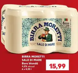 Kaufland BIRRA MORETTI SALE DI MARE Ofertă