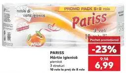Kaufland PARISS Hârtie igienică Ofertă