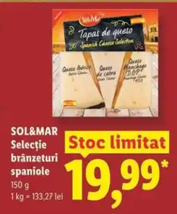 Lidl SOL&MAR Selecție brânzeturi spaniole Ofertă