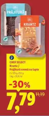Lidl CHEF SELECT Krantz / Prăjitură cremă cu lapte Ofertă