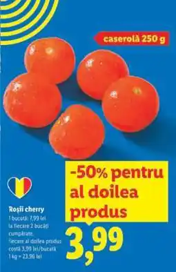 Lidl Roşii cherry Ofertă