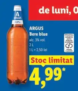 Lidl ARGUS Bere Blue Ofertă