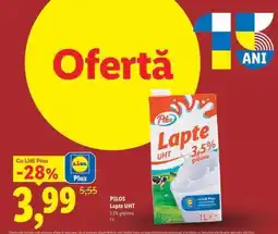 Lidl PILOS Lapte UHT Ofertă