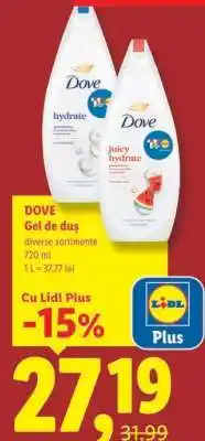 Lidl DOVE Gel de duș Ofertă