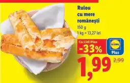 Lidl Rulou cu mere românești Ofertă