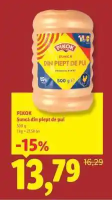 Lidl Pikok Șuncă din piept de pui Ofertă