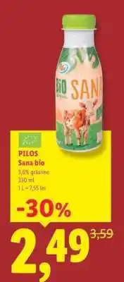 Lidl Pilos Sana bio Ofertă