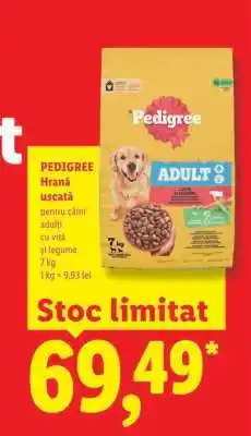 Lidl PEDIGREE HRANĂ USCATĂ Ofertă