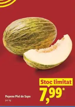 Lidl Pepene Piel de Sapo Ofertă