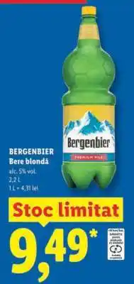 BERGENBIER Bere blondă