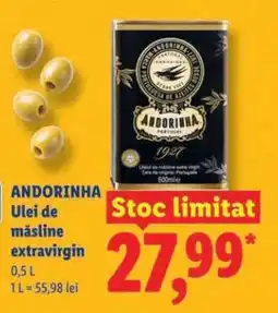 Lidl Andorinha Ulei de măsline extravirgin Ofertă