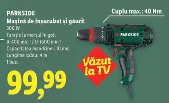 Lidl Parkside Mașină de înșurubat și găurit Ofertă