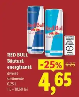 Lidl RED BULL Băutură energizantă Ofertă
