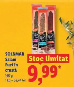 Lidl SOL&MAR Salam Fuet în crustă Ofertă