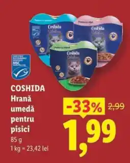 Lidl COSHIDA Hrană umedă pentru pisici Ofertă