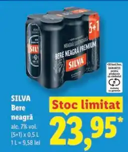 Lidl SILVA BERE NEAGRĂ Ofertă