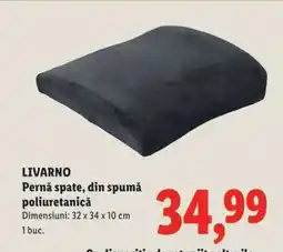 Lidl LIVARNO Pernă spate, din spumă poliuretanică Ofertă