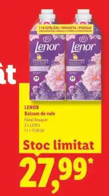 Lidl Lenor Balsam de rufe Ofertă