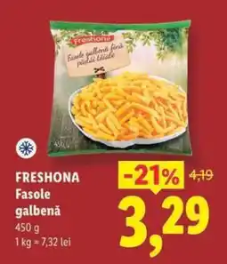 Lidl FRESHONA Fasole galbenă Ofertă