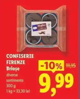 Lidl CONFISERIE FIRENZE Brioșe Ofertă