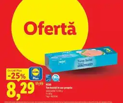 Lidl NIXE Tuna Solid Ofertă