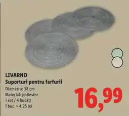 Lidl Livarno Suporturi pentru farfurii Ofertă