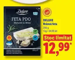 Lidl DELUXE Brânză feta Ofertă