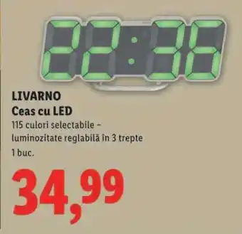 LIVARNO Ceas cu LED