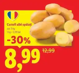 Lidl Cartofi albi, spălați Ofertă