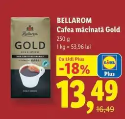 Lidl Bellarom Cafea măcinată Gold Ofertă
