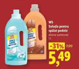 Lidl W5 Soluție pentru spălat podele Ofertă