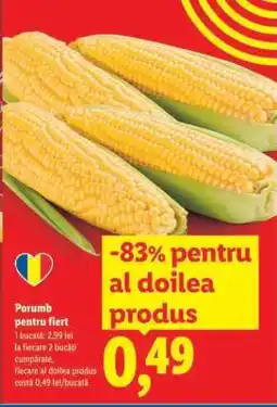 Lidl Porumb pentru fiert Ofertă