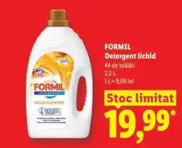 Lidl FORMIL Detergent lichid Ofertă