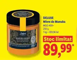 Lidl DELUXE Miere de Manuka Ofertă
