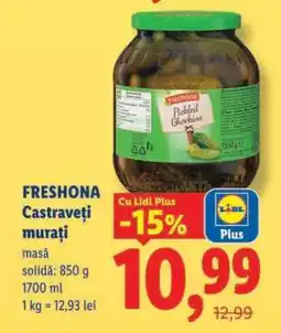 Lidl Freshona Castraveți murați Ofertă