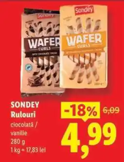 Lidl SONDEY Rulouri Ofertă