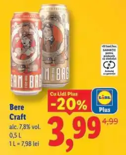 Lidl Bere Craft Ofertă