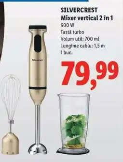 Lidl SILVERCREST Mixer vertical 2 în 1 Ofertă