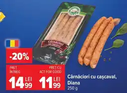Carrefour Cârnațiori cu cașcaval Diana Ofertă